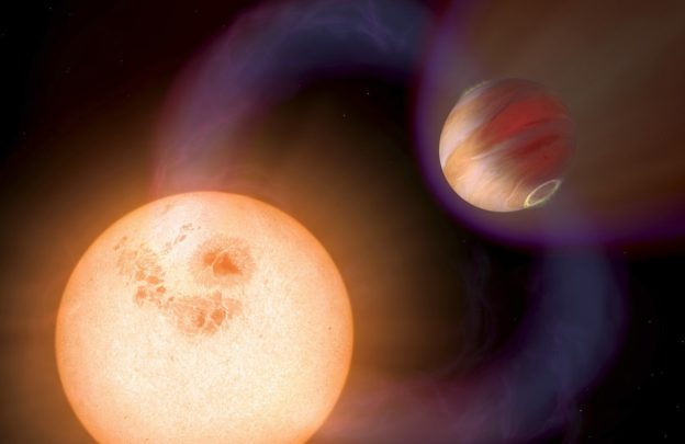 热木星不但体型巨大，而且磁场强度比地球大100倍