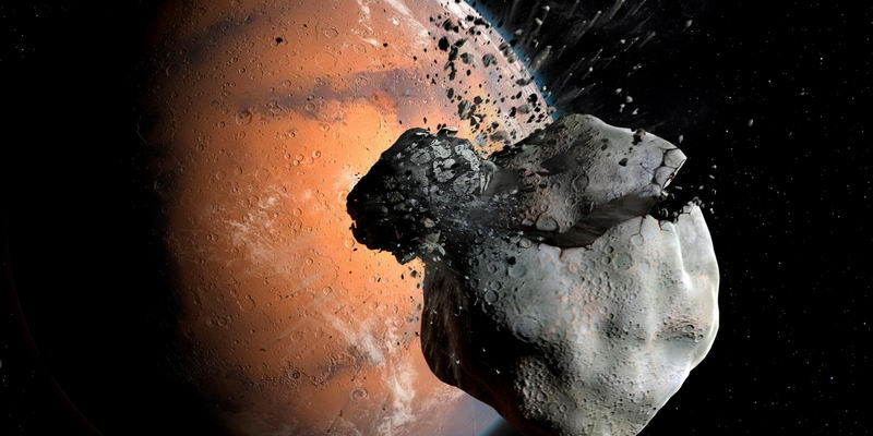 科学研究表明:过去火星也许拥有更大的卫星,现在的两个只是大卫星的残骸