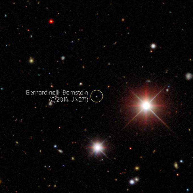 比普通彗星大1000倍的巨型彗星将会在2031年靠近地球