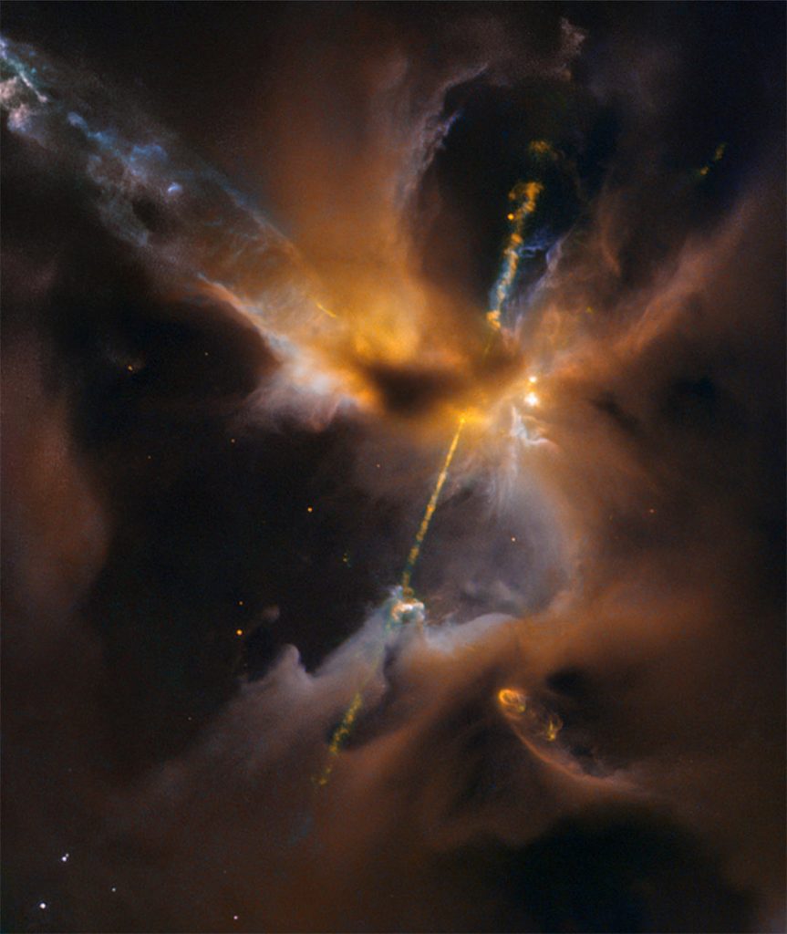 赫比格-哈罗天体：与新生恒星相关的明亮星云斑块