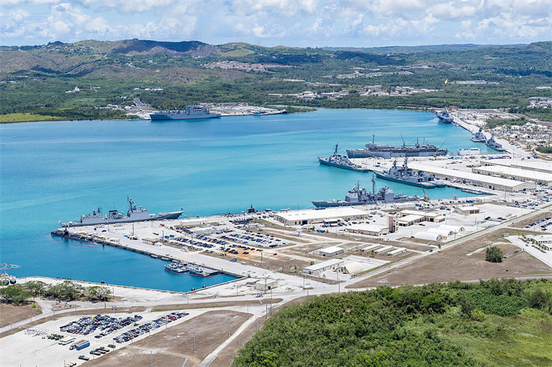 关岛上的海军基地