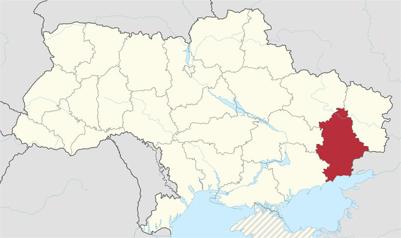 顿涅茨克州地图