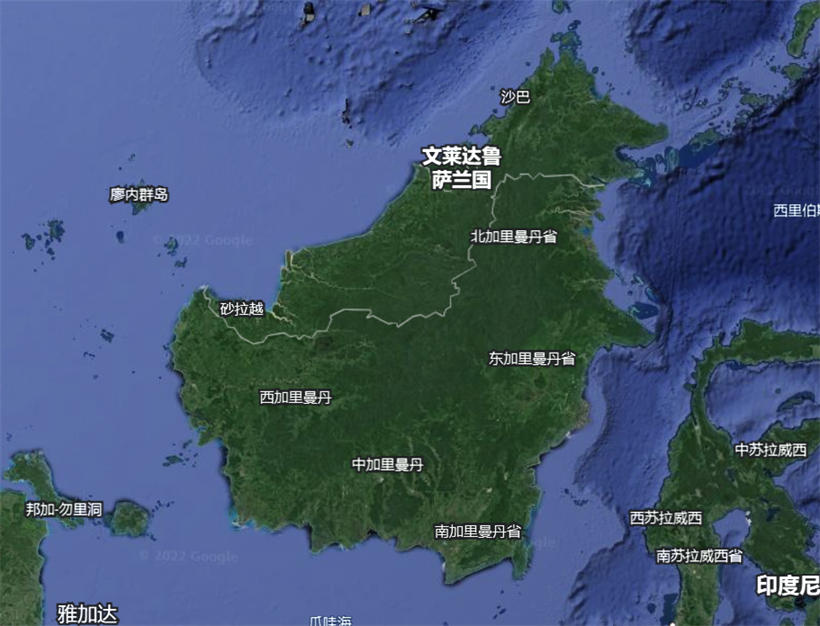 亚洲第一大岛加里曼丹岛