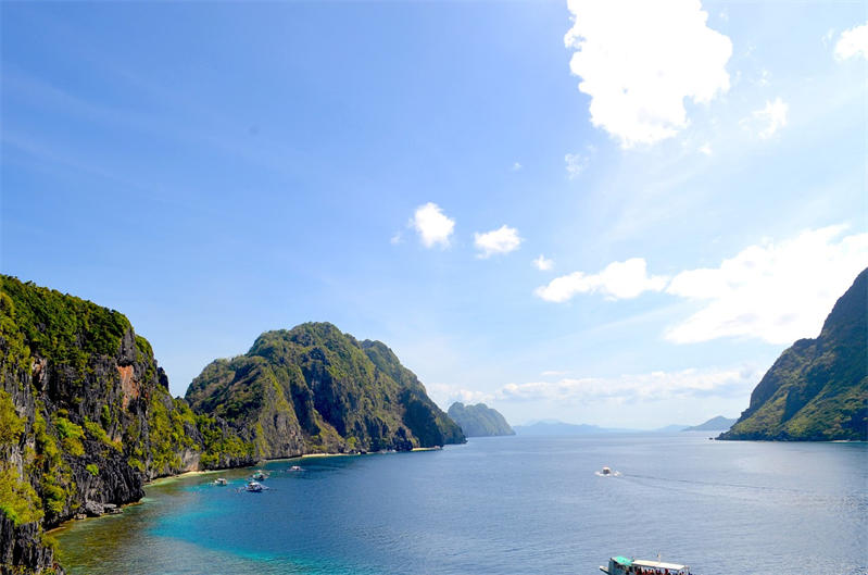 东南亚美丽的海岸风景