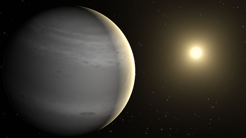 通常情况下无核行星形成于远离恒星的地方，这里缺乏金属物质