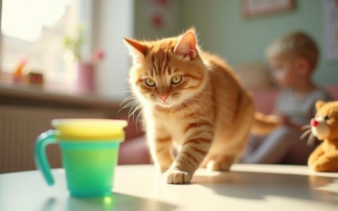 猫为什么喜欢将桌子上的东西推下去？