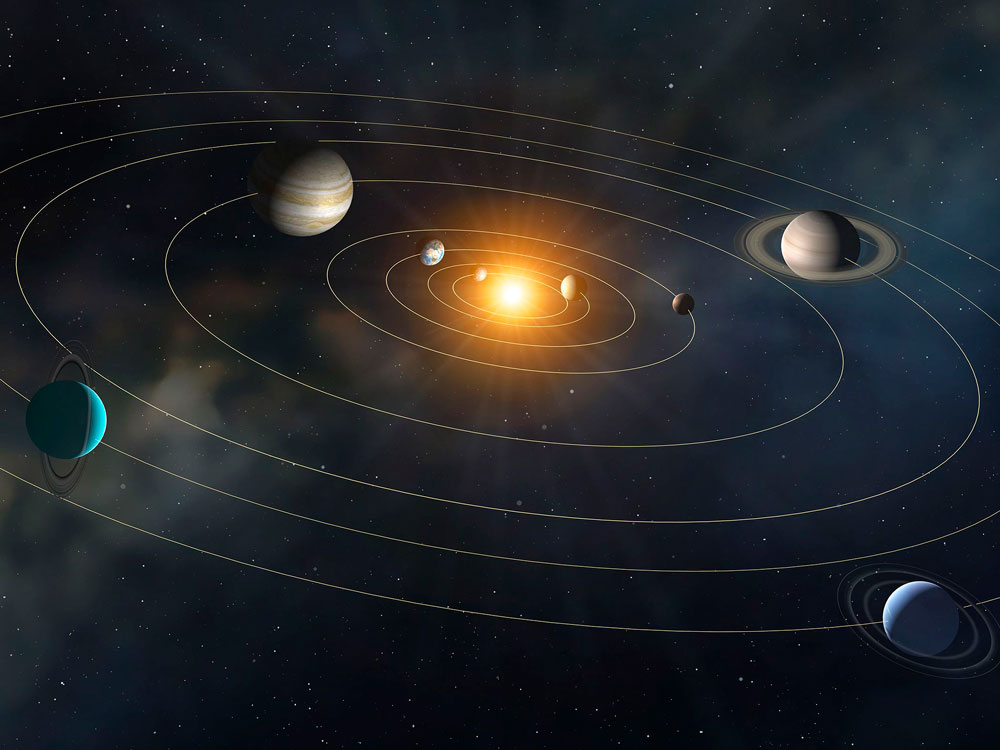 太阳系中的行星大部分都是逆时针自转