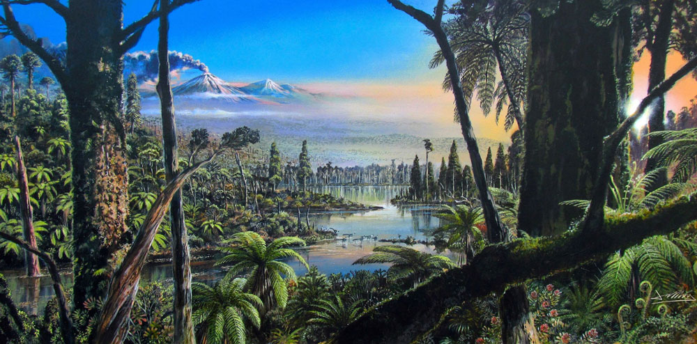 远古时期地球南北极拥有热带雨林是一种什么景象？极夜里这些植物怎么办？